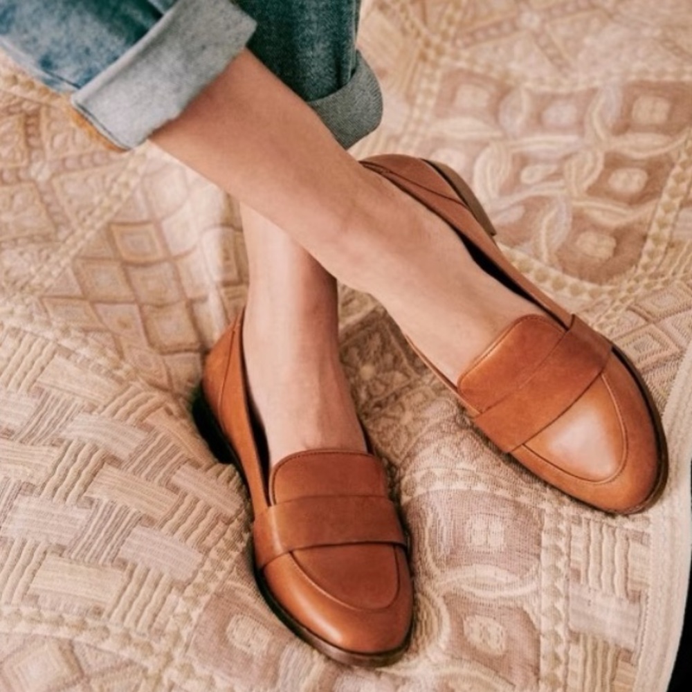 Sezane Michel Loafer Brown Leather